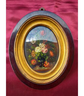 Quadretto ad olio Fiori