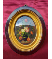 Quadretto ad olio Fiori