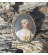 SPILLA MINIATURA ANTICA IN FILIGRANA D'ARGENTO