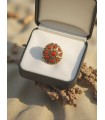 Anello in argento con coralli