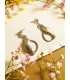 Orecchini vintage pendenti in argento