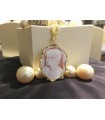 Ciondolo cammeo in argento 925