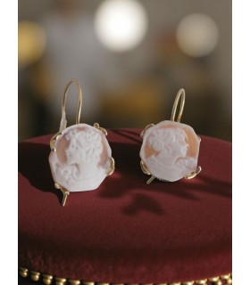 Orecchini in argento 925 con cammei sardonici