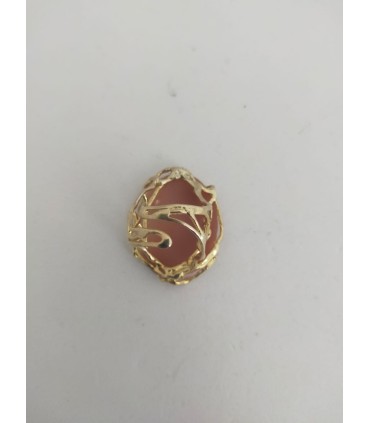 Anello in argento con cammeo dama