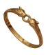 Bracciale in acciaio dorato "Panthere"