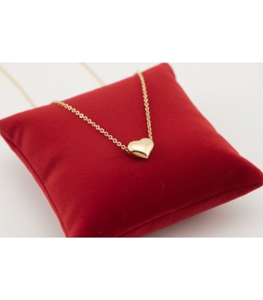 Collana in acciaio con piccolo cuore