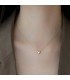 Collana in acciaio con piccolo cuore