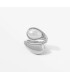 Anello in acciaio con perla. Outfit urban moderno